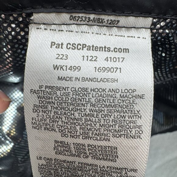 COLUMBIA Women's Large Jacket Puffer Powder Lite II Omni-Heat Hooded Black Therm - Picture 11 of 11